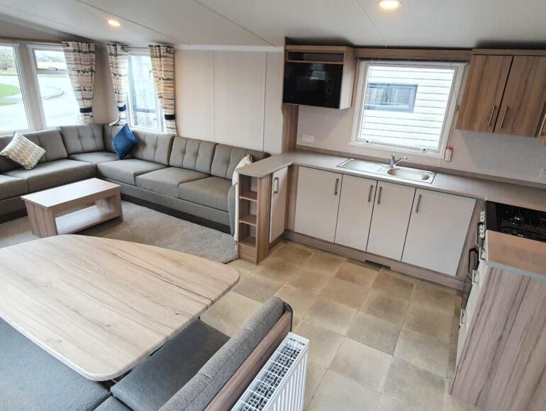 Caravan On Fantastic Site Dunbar Kültér fotó