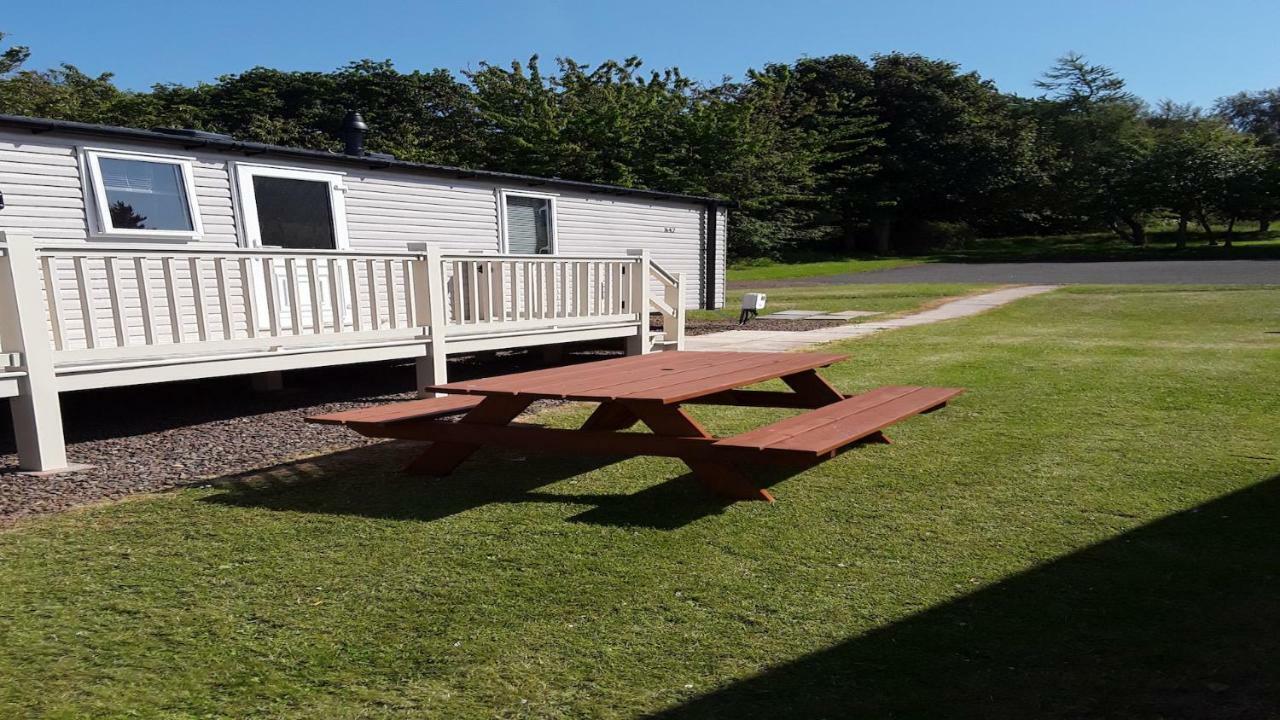 Caravan On Fantastic Site Dunbar Kültér fotó